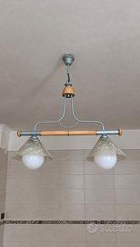 Lampadario a sospensione 2 luci