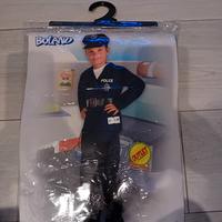 abito carnevale poliziotto 7-9 anni