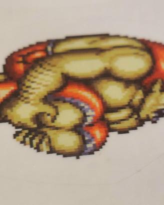Sticker Blanka Street Fighter II Pixel Art
