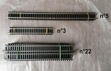 Rotaie dritte, curve, scambi (LIMA/HORNBY), H0