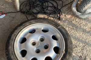 3 cerchi originali peugeot 205 1900 gti + 20 perni