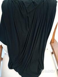 scampolo tessuto jersey nero