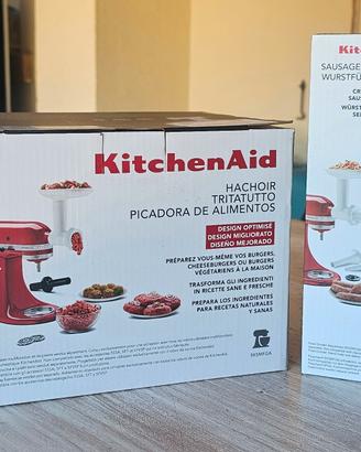  Kit KitchenAid Tritacarne + Insaccatore (U