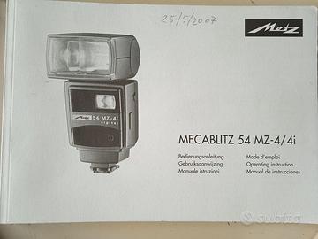 FLASH METZ MECABLITZ 54 MZ-4 PER NIKON