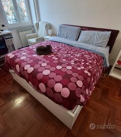 letto due piazze con cassetti