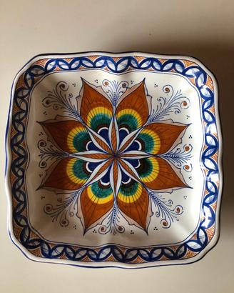 Centro tavola in ceramica di Faenza artigianale