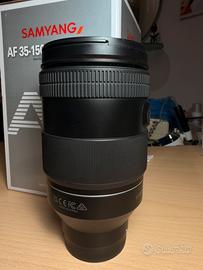 Obiettivo Samyang 35-150 f2/2.8 FE + 8 batterie