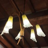 Lampadario e due applique Sillux 