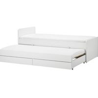 Letto  ikea fornito con materassi presi a parte