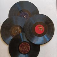 4 dischi vinile 78 giri