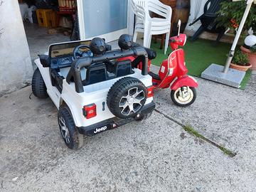 Auto e moto elettrica per bambini 