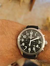 orologio kienzle cronografo quarzo fuori misura 