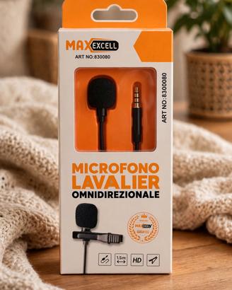Microfono lavalier omnidirezionale 