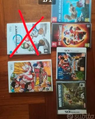 Videogiochi Nintendo Switch, Wii,  DS e 3DS 