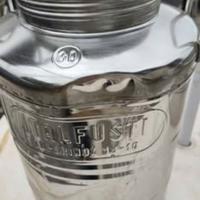 fusto olio acciaio inox 