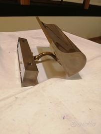 lampada per quadro in ottone vintage