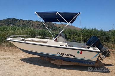 Barca Acquaviva Real S 4.80 con motore + carrello