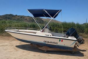 Barca Acquaviva Real S 4.80 con motore + carrello