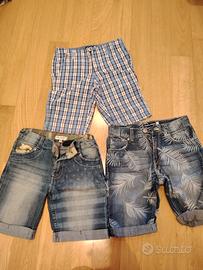 lotto pantaloni corti 6 anni