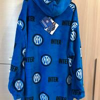 Felpa con cappuccio poncho Inter