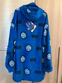 Felpa con cappuccio poncho Inter