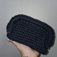 Clutch Nera Realizzata a mano