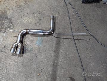 finale scarico diretto con pancia silenziata 