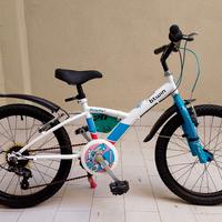 Bicicletta bimbo 20" b-twin con marce 