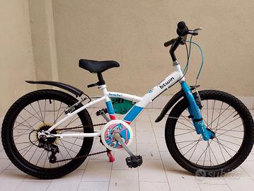 Bicicletta bimbo 20" b-twin con marce 