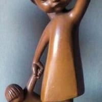 Osvaldo Moroder scultura in legno