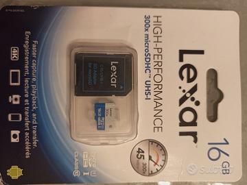 Micro SD card Lexar 16 GB