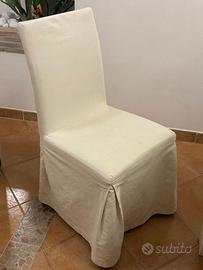 6 Coprisedia Eleganti con fiocco Posteriore