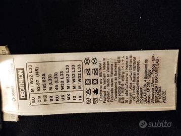 pantaloni sci uomo taglia M