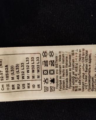 pantaloni sci uomo taglia M