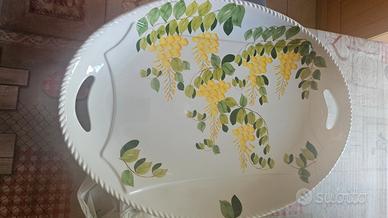 vassoio dipinto a mano come da foto misure 53x 38 