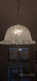 Lampadario da soffitto vintage anni '80