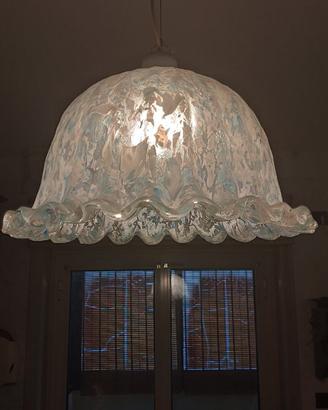 Lampadario da soffitto vintage anni '80