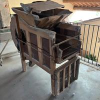Ventilabro 2 pezzi, gramola per la canapa,setaccio