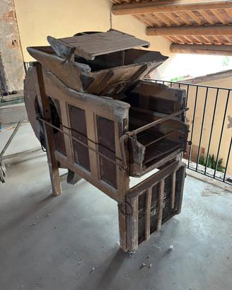 Ventilabro 2 pezzi, gramola per la canapa,setaccio