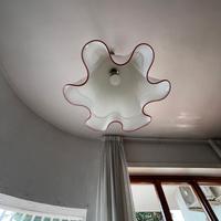 Lampadario fazzoletto in vetro di murano
