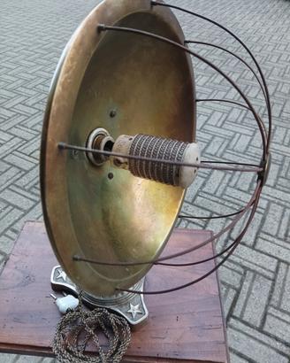 Stufa elettrica a parabola vintage anni '30/'50 