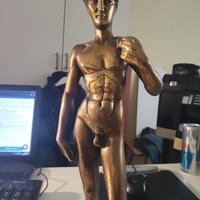 statua David bronzo 40cm