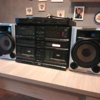 Impianto HI-FI SANYO con Giradischi 