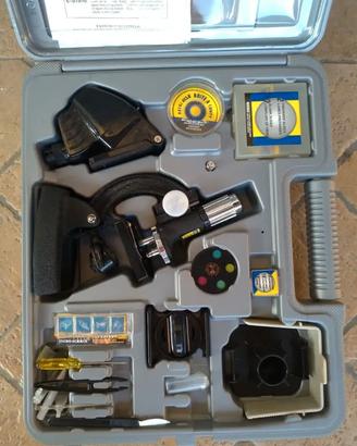 Microscopio kit set scienza vintage scienze