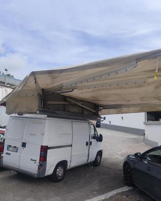 Tenda per furgoni mercato
