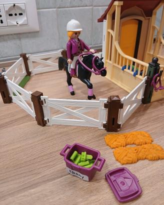Playmobil stalla con cavallo arabo
