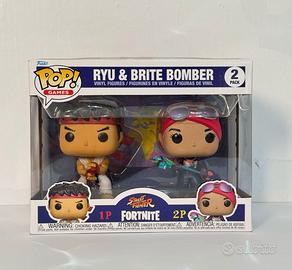 Funko Pop! Ryu & Brite Bomber (2-Pack)