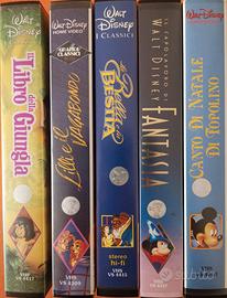 SET VIDEOCASSETTE ORIGINALI WALT DISNEY