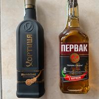 Coppia bottiglie Vodka made in Ucraina da 0,5l cad
