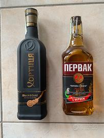 Coppia bottiglie Vodka made in Ucraina da 0,5l cad